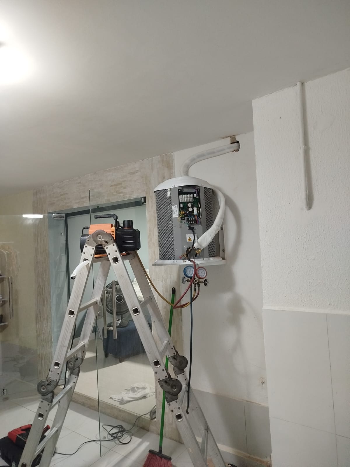 Recarga de gás ar condicionado