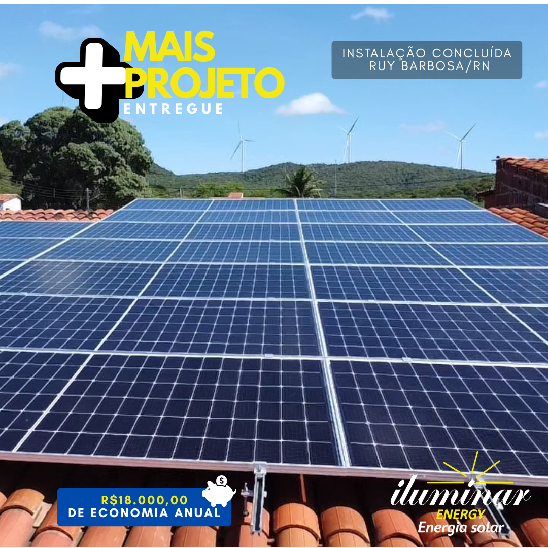 INSTALAÇÃO E PROJETO COMPLETO DE ENERGIA SOLAR